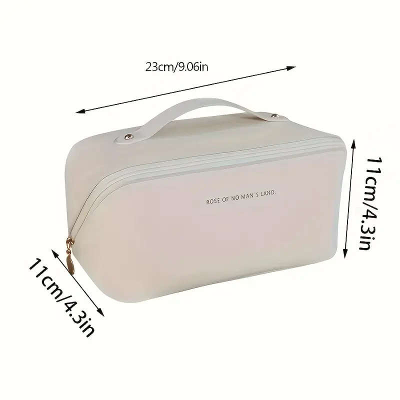1pc Portable Functional Makeup Bag Travel Waterproof Cosmetic Storage Pouch Toiletry Wash Organizer
