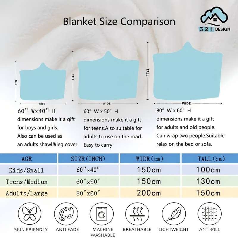 1ps Blanket Size 100X150Cm