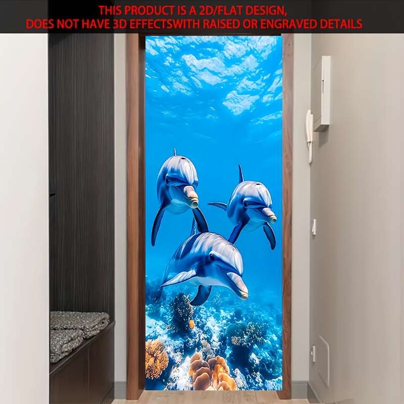 1Pc 77x200cm Door Window Sticker