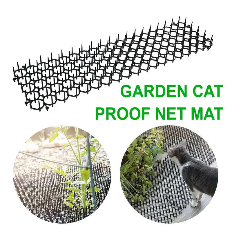 6 Pieces Garden Cat Proof Mat