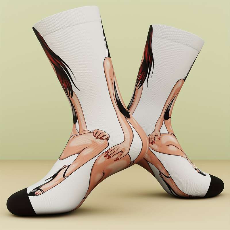1 Pair Multicolor One Size Socks