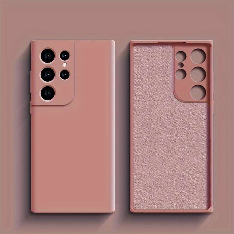 1pc Pink Color For Samsung Galaxy S21 Ultra 5G Phone Cases