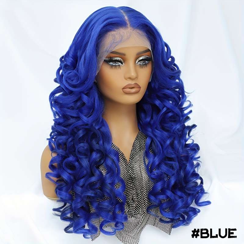 1Pc Ablue 60.96cm Fashion Design Wig