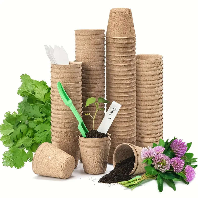 10pcs Small Flower Pots Paper Cups