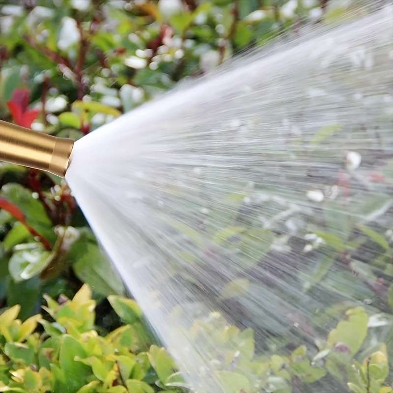 1Pc High Pressure Brass Spray Nozzle With Adjustable Hose