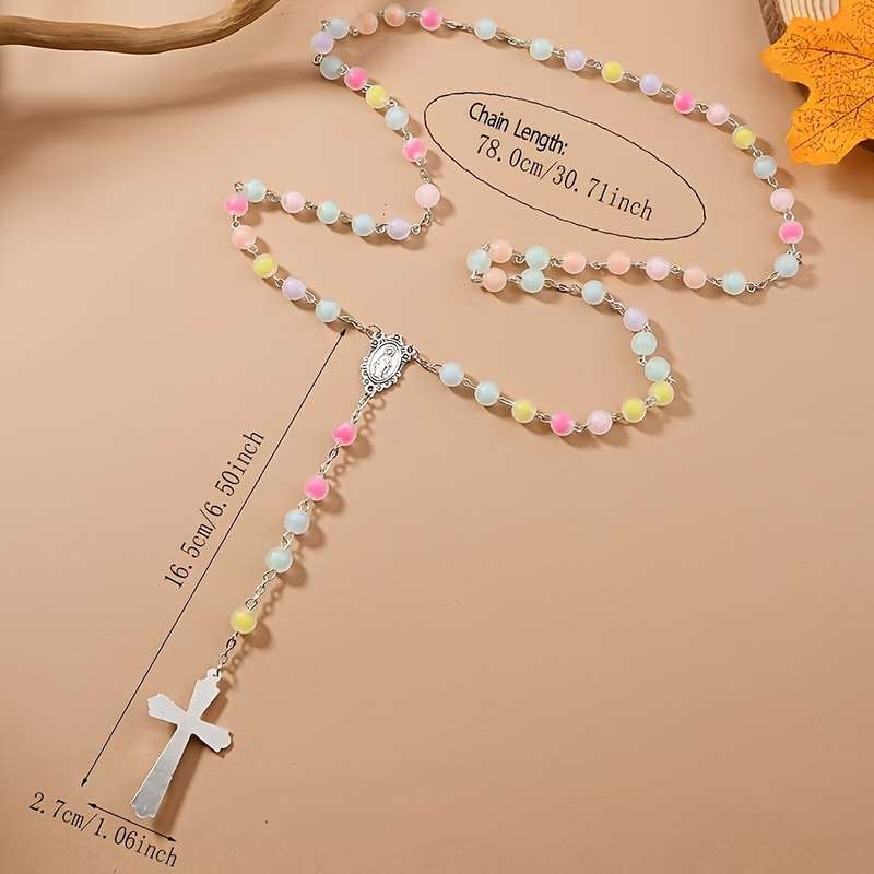 1 Piece Polychrome Jesus Theme Pendant