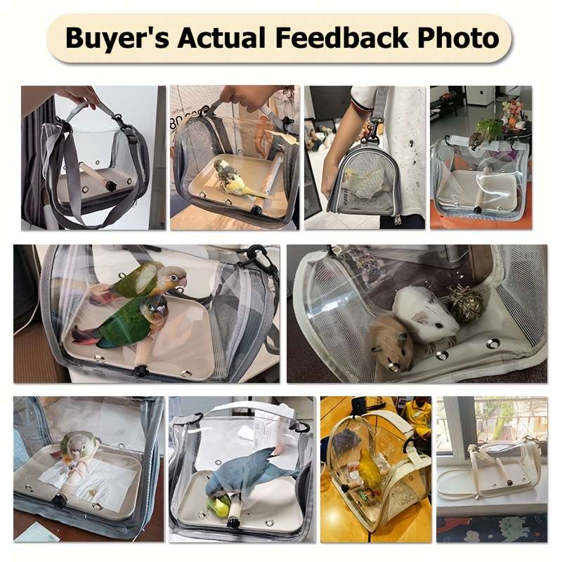 1pc Gray Pet Bag