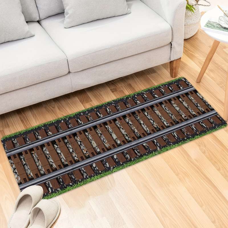 1Pc 23.6x118.1inch 60x299cm Floor Mat