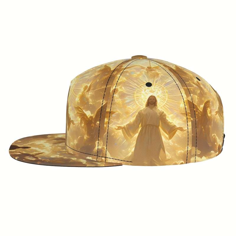1pc Wkhrsyt Vintage Jesus Christ Print Baseball Cap 1PC Unisex Lightweight Snapback Hand Washabl