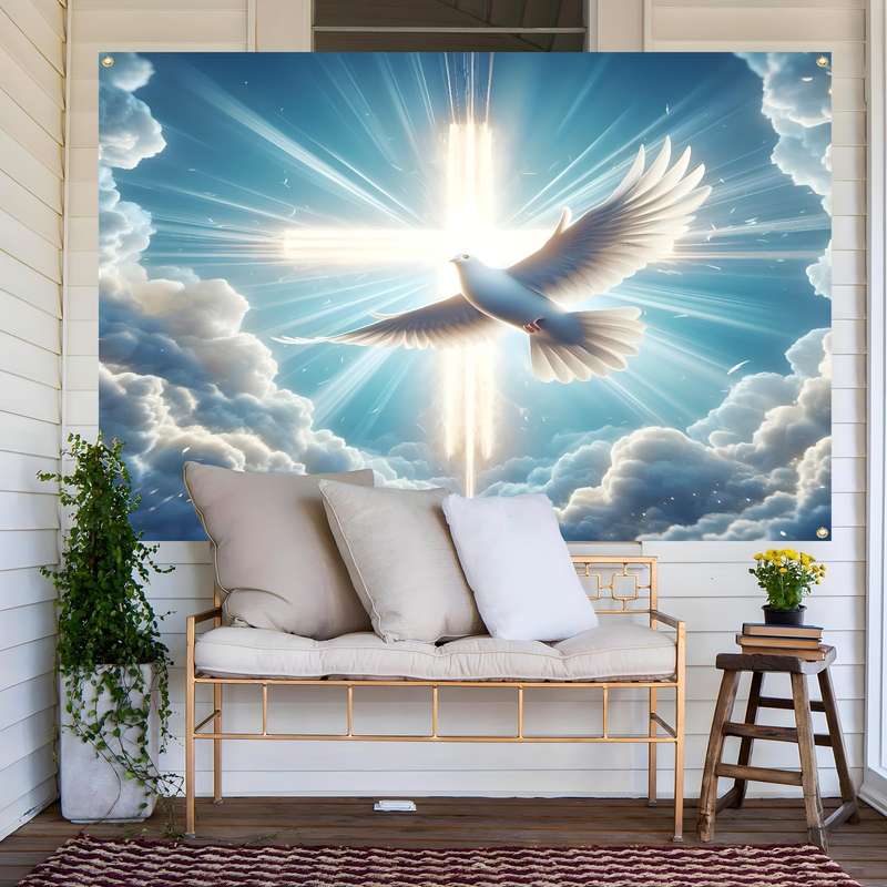 1pc 238.76180.34cm Jesus Christian Themed Stickers