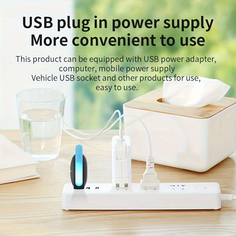 1Pc Soundwave Technology Mosquito Repellent Car Insect Repellent Usb Direct Plug In Portable Househo