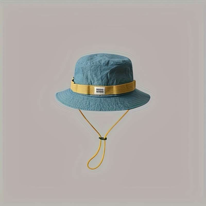 1pc The same outdoor adventure camping hat for men and women color block theme beautiful and prac