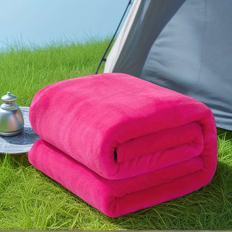 1ps Blanket Color Bright Red size 70x100cm 28x39in