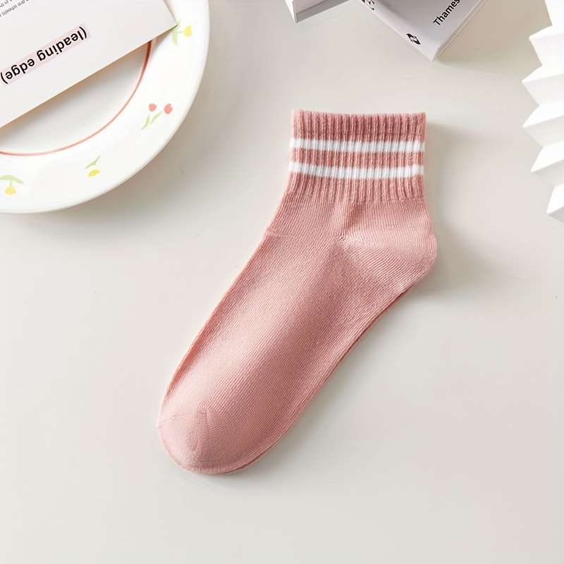5 Pairs Mixed Color High Elastic Socks
