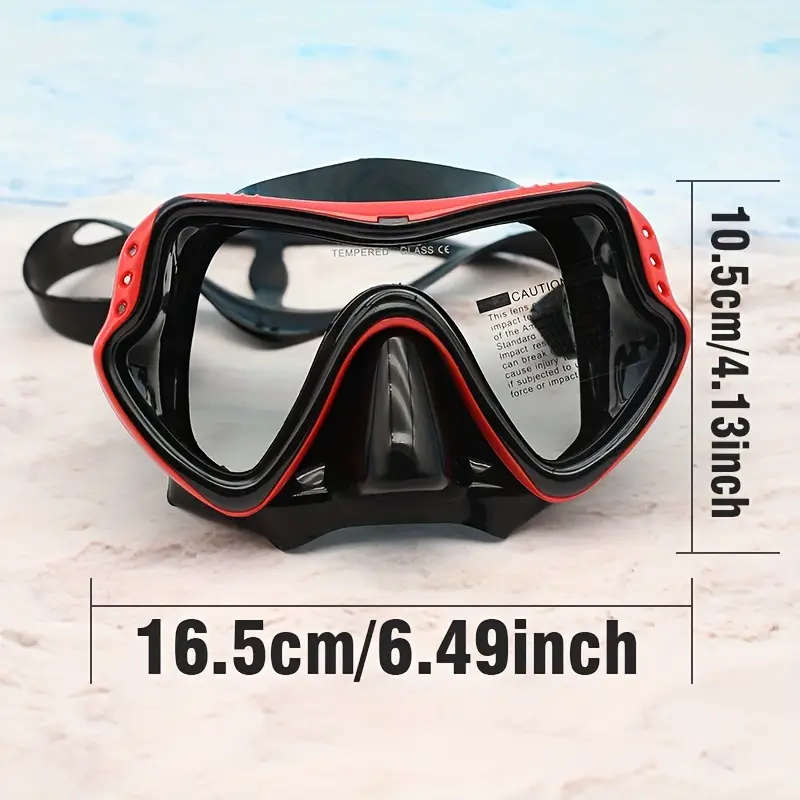 1pc Professional Snorkeling Dive Mask Set Anti-Fog Leak-Proof Dry Adult Snorkeling Goggles