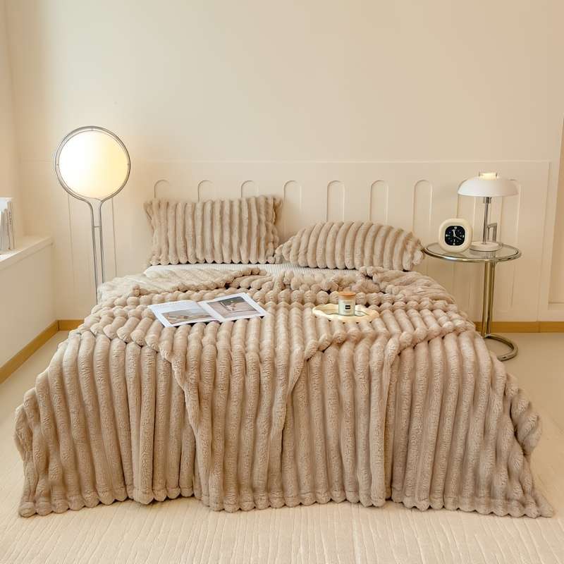 1ps Blanket Color Khaki 1 size 200cmx230cm