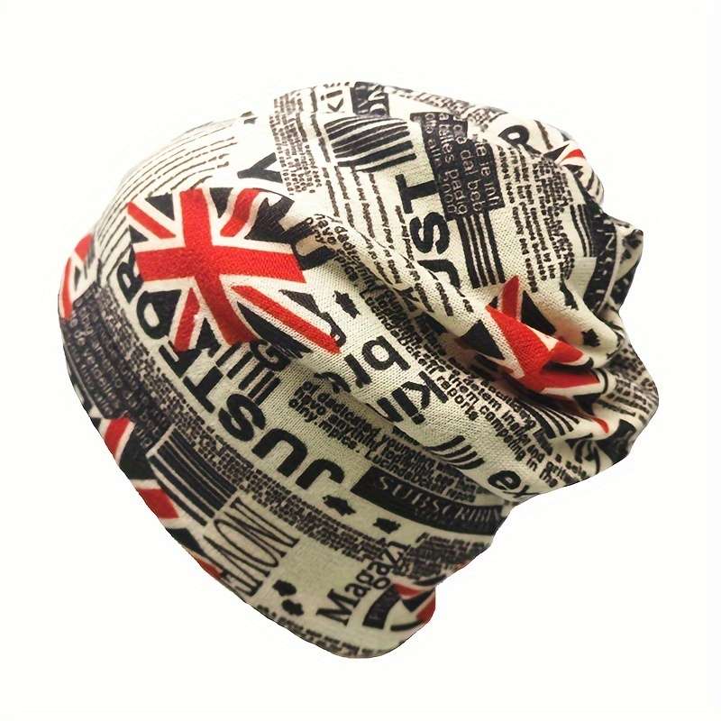 1pc Autumn and Winter Brimless Beanie Hat for Men and Women Casual and Warm Double Layered Hoodie
