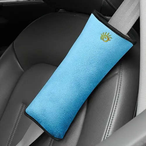 1pc Child Safety Seat Shoulder Protector Anti-Pressure Head Neck Pillow Soft Velvet Cushion Car Seat