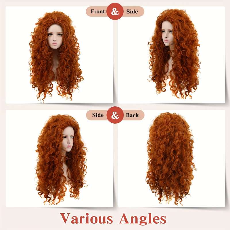 1Pc Aorange 60.96cm Fashion Design Wig