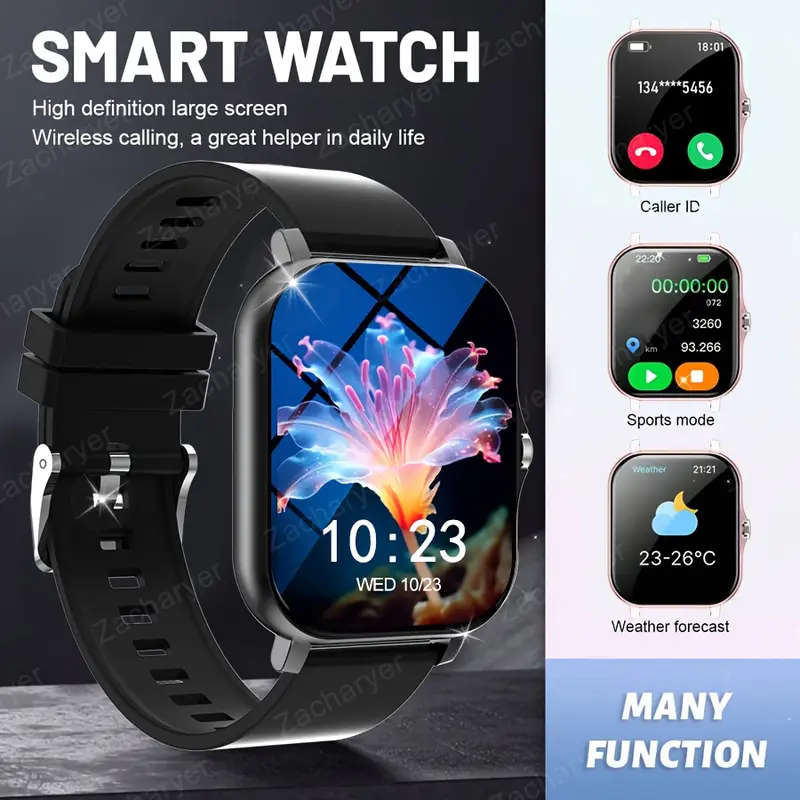 Smartwatch with Wireless Calling Dialing Multiple App Notifications Suitable for Both Men And Women