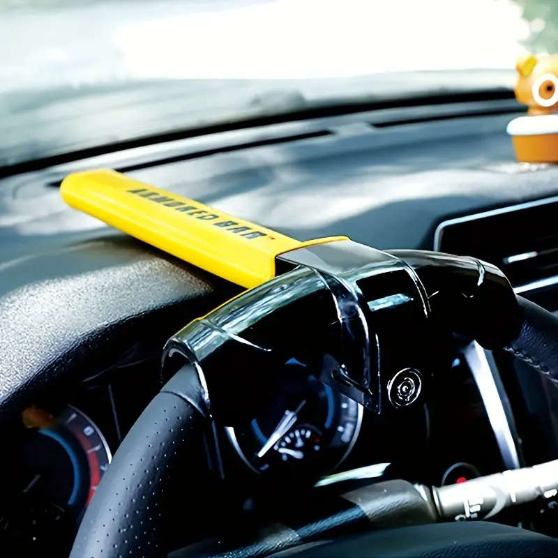 Universal Heavy Duty Iron Steering Wheel Lock