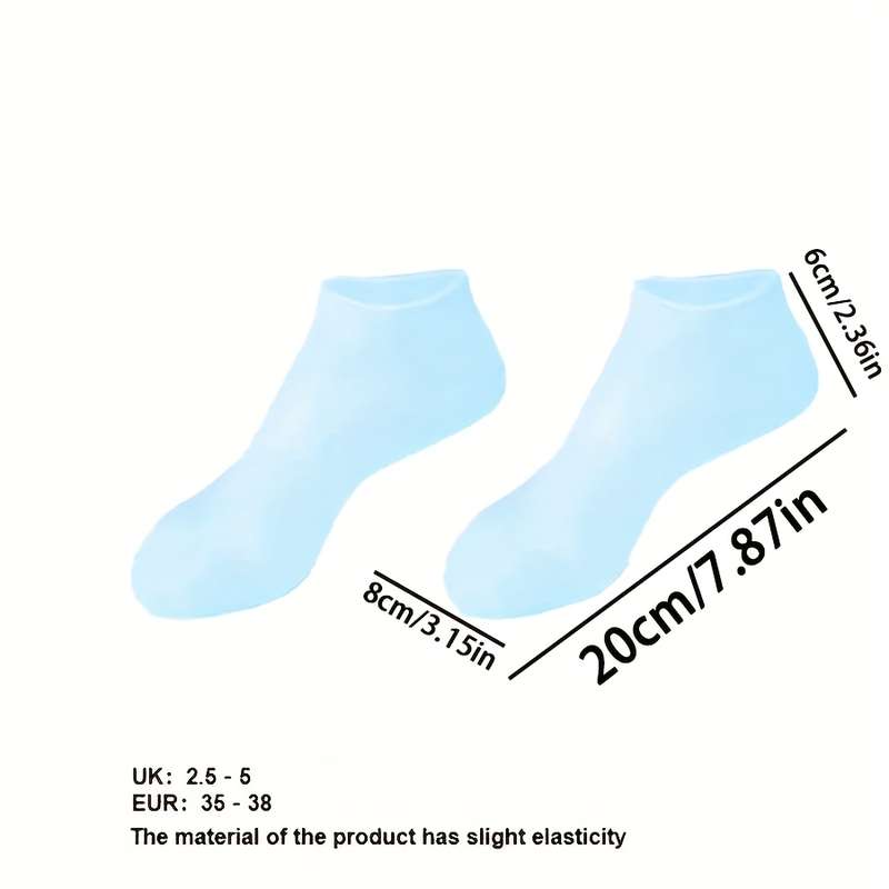1 Pair Blue  Socks