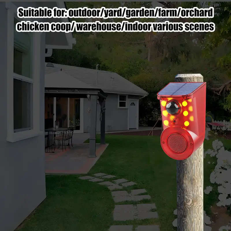 Solar Motion Sensor Alarm