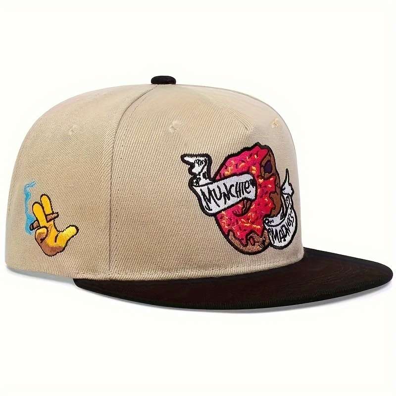 1pc New Hip-Hop Style Embroidered Fashion Hat
