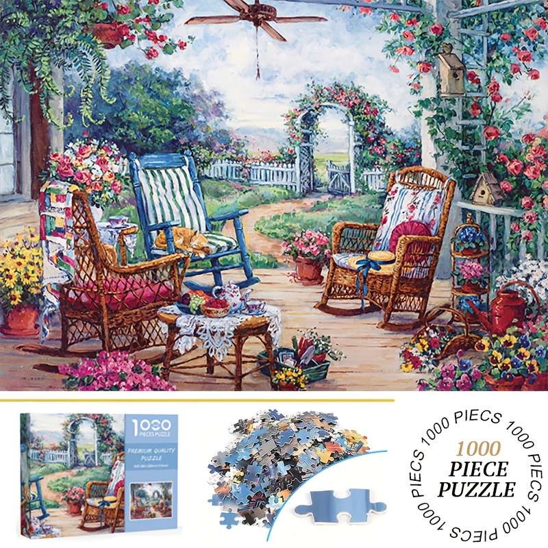 1000 Piece Paper Jigsaw Puzzle For Adults Puzzle 38.0x26.01 cm Hellis