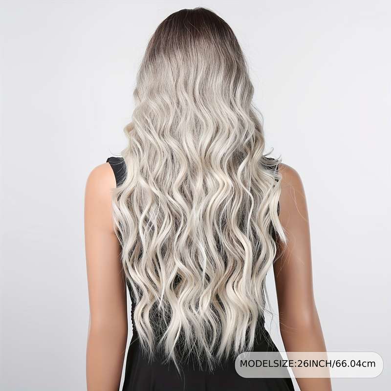 1Pc Mixed Color 66.04cm Fashion Design Wig