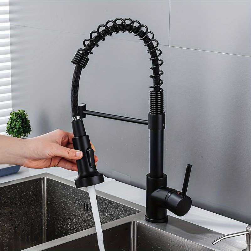 1 Piece Twinbell Modern Kitchen Faucet