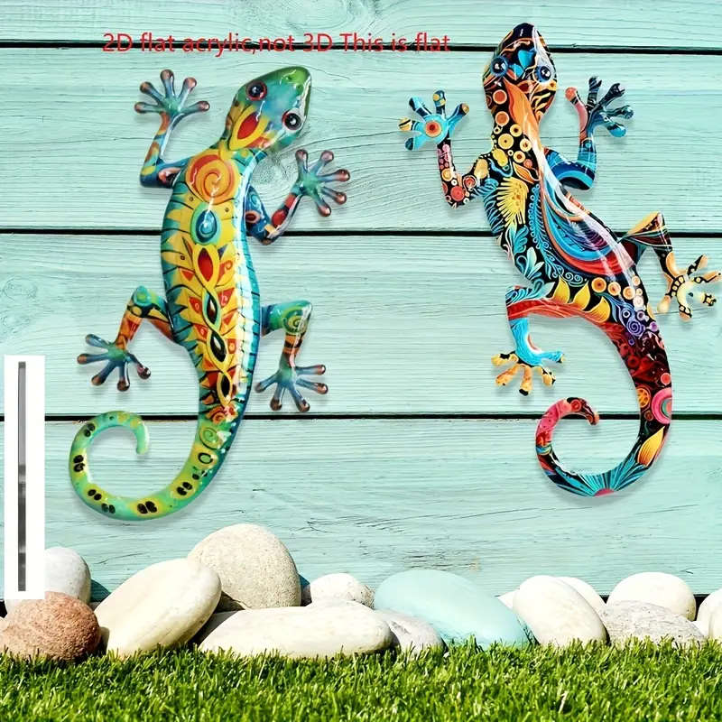 2-Pack Acrylic Wall Turtle Decor