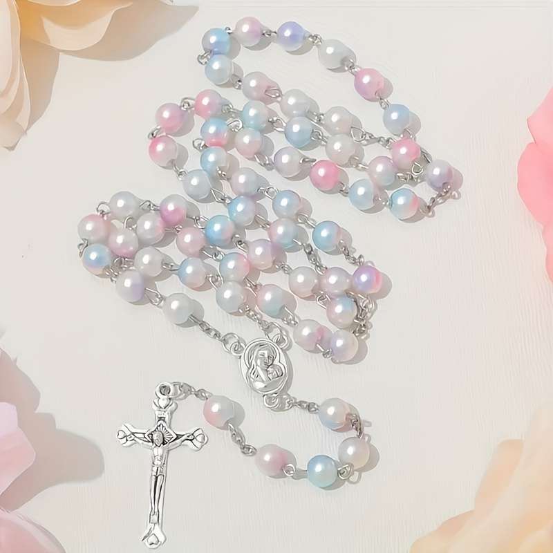 1 Piece Polychrome Jesus Theme Pendant