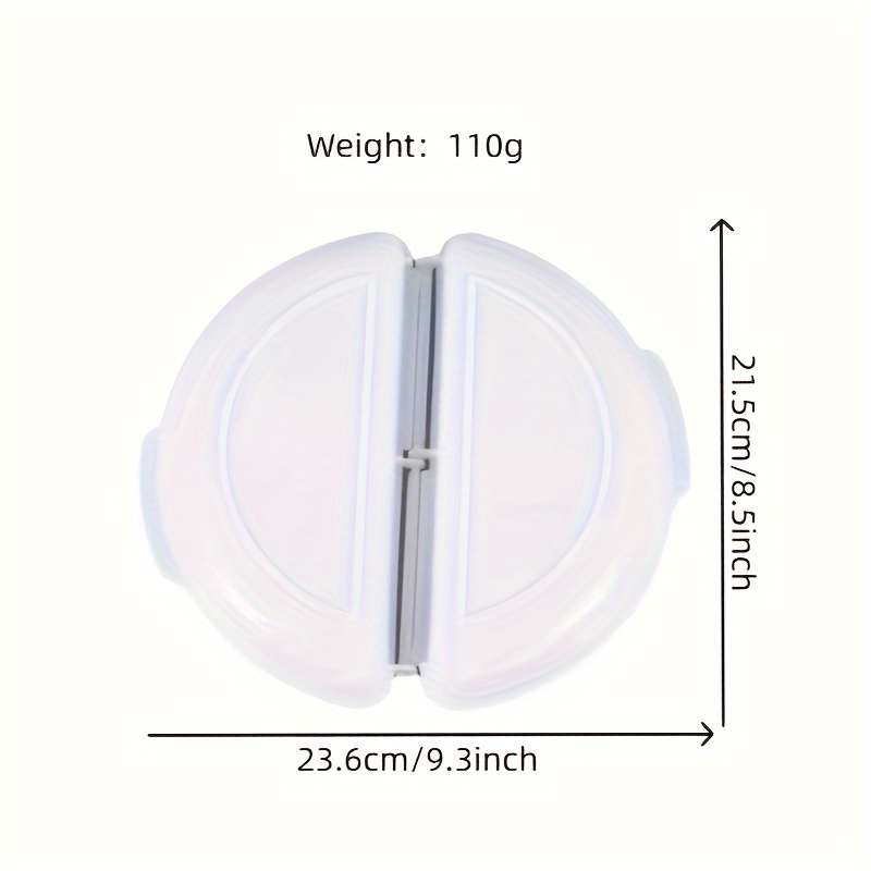 1pc Leak-Proof Microwave Egg Storage Container with Lid Portable Food Organizer for Camping