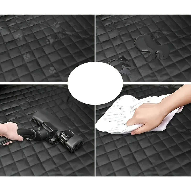 Car Rear Seat Cushion With Integrated Pet Holder