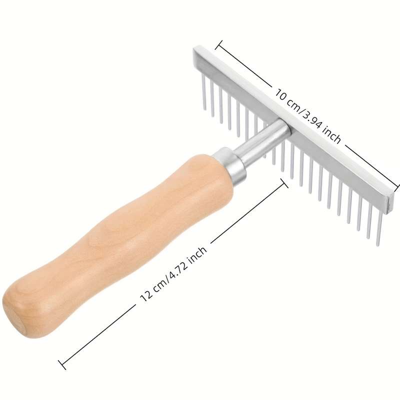 1pc Silvery Pet Comb