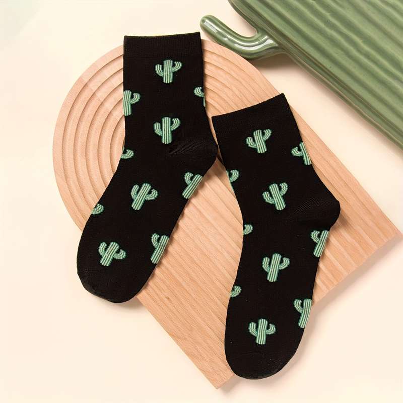 1 Pair Black One Size Socks