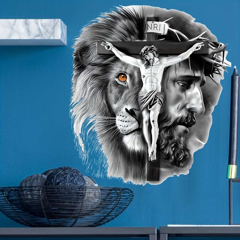 10pcs  Jesus Christian Themed Stickers