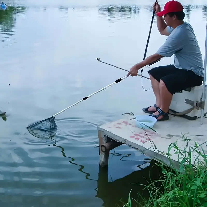 Telescopic Expandable Fishing Net