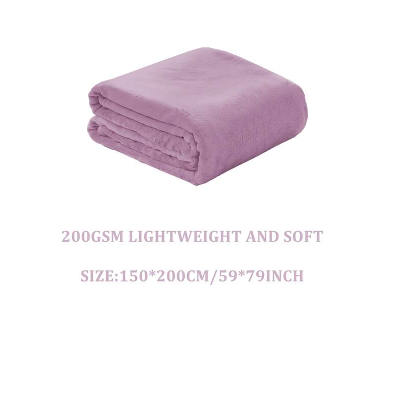 1ps Blanket Color Silvery Gray size 150x200cm