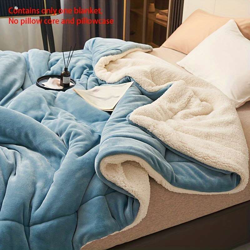 1ps Blanket Color Light Blue size 120x200cm