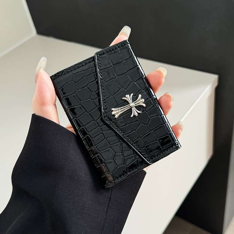 1pc High-end Retro Niche Card Holder ID Card Bank Card Credit Card Portable Storage Integrated Anti