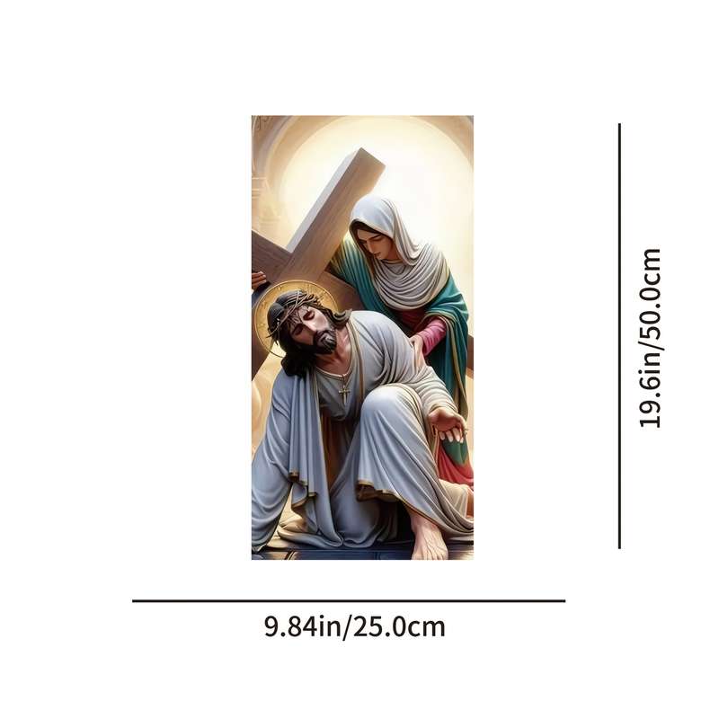 2pcs Jesus Christian Themed Stickers