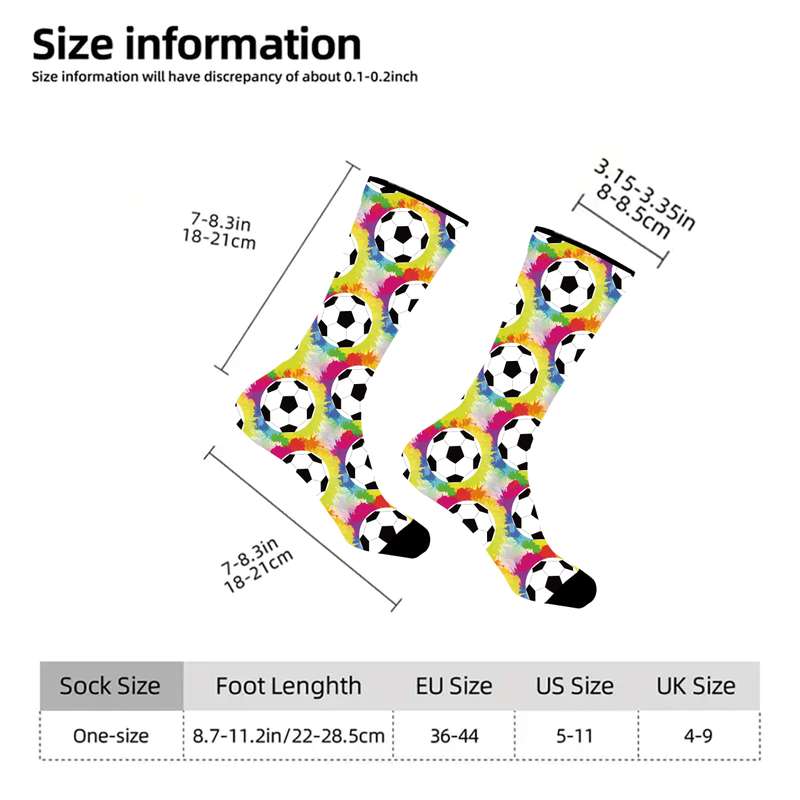 1 Pair Multicolor One Size Socks