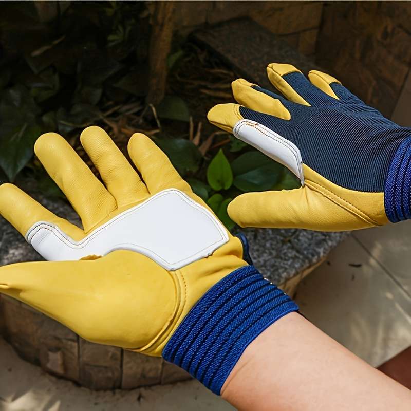 1 Pair White Multi Purpose Work Gloves