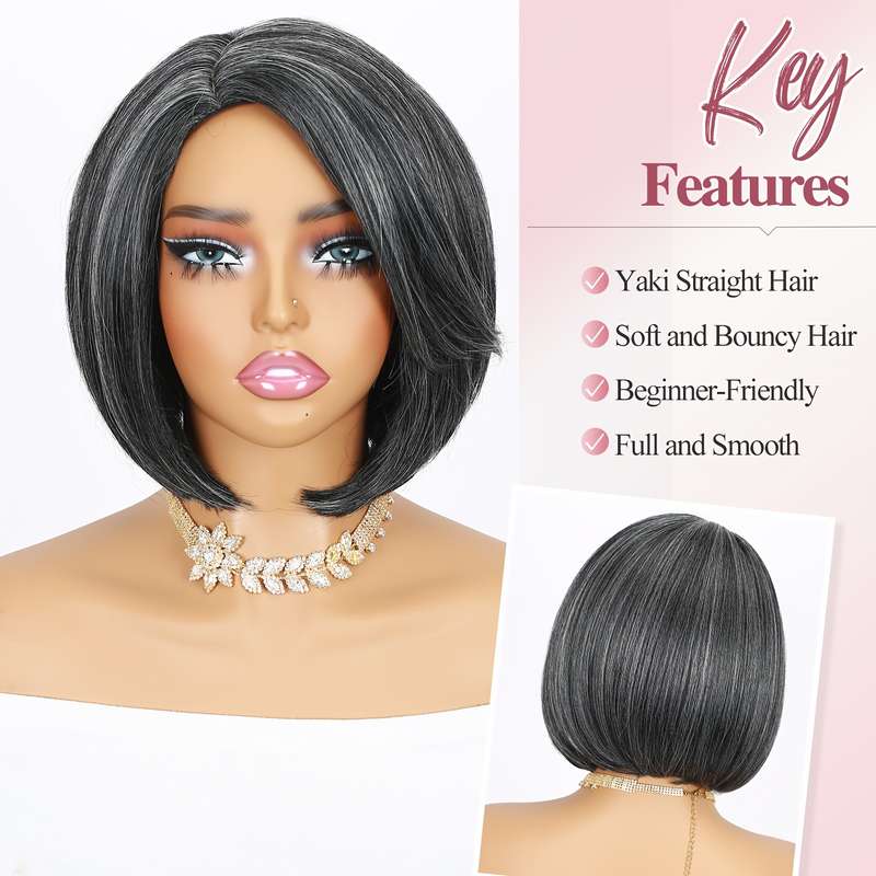 1Pc Color A 25.4cm Fashion Design Wig