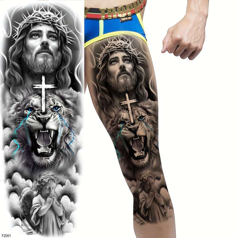 1 Sheet Jesus Christian Themed Stickers