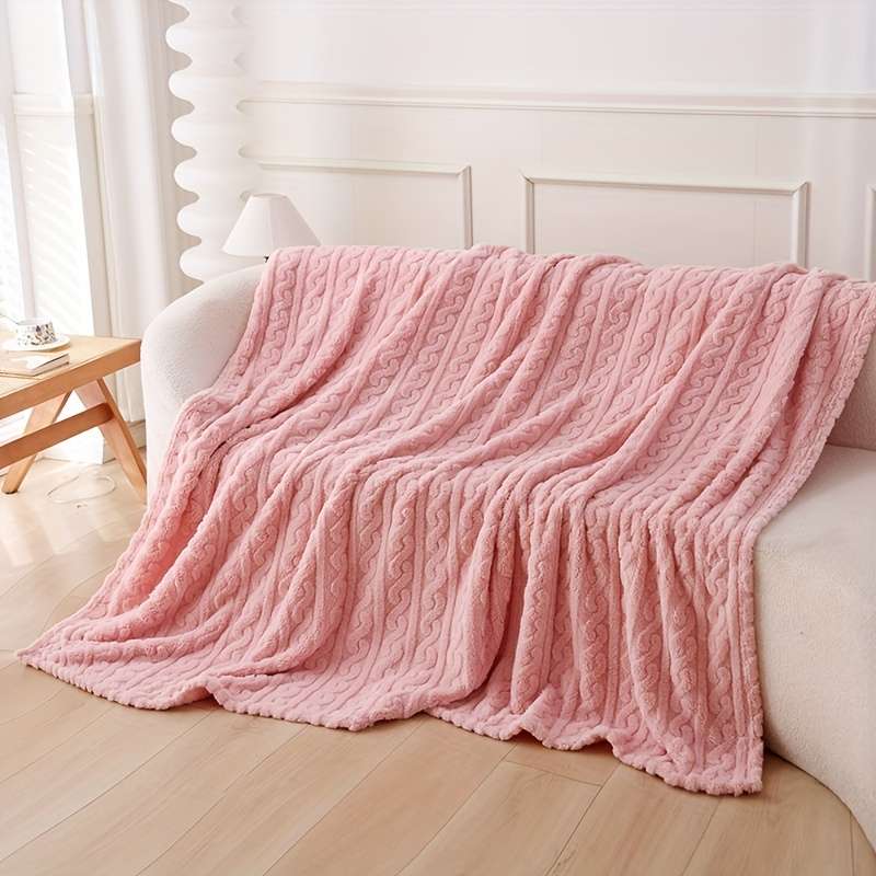1ps Blanket Color Sakura Pink