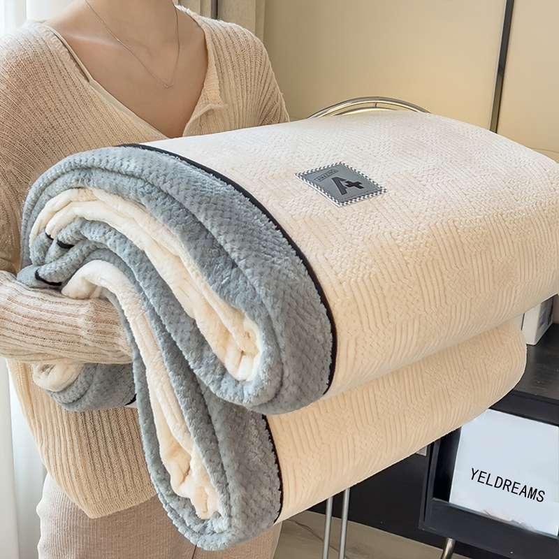 1ps Blanket Color Coffee B size 200x230cm