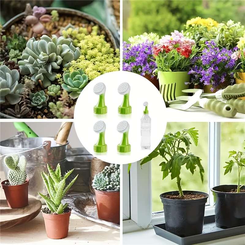 2Pcs Portable Plant Watering Nozzle Drink Bottle Attachment
